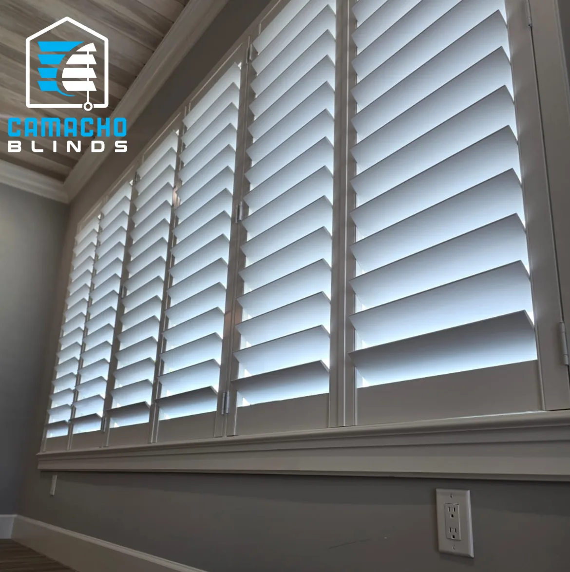 Plantation Shutters installation by Camacho Blinds, photo 3