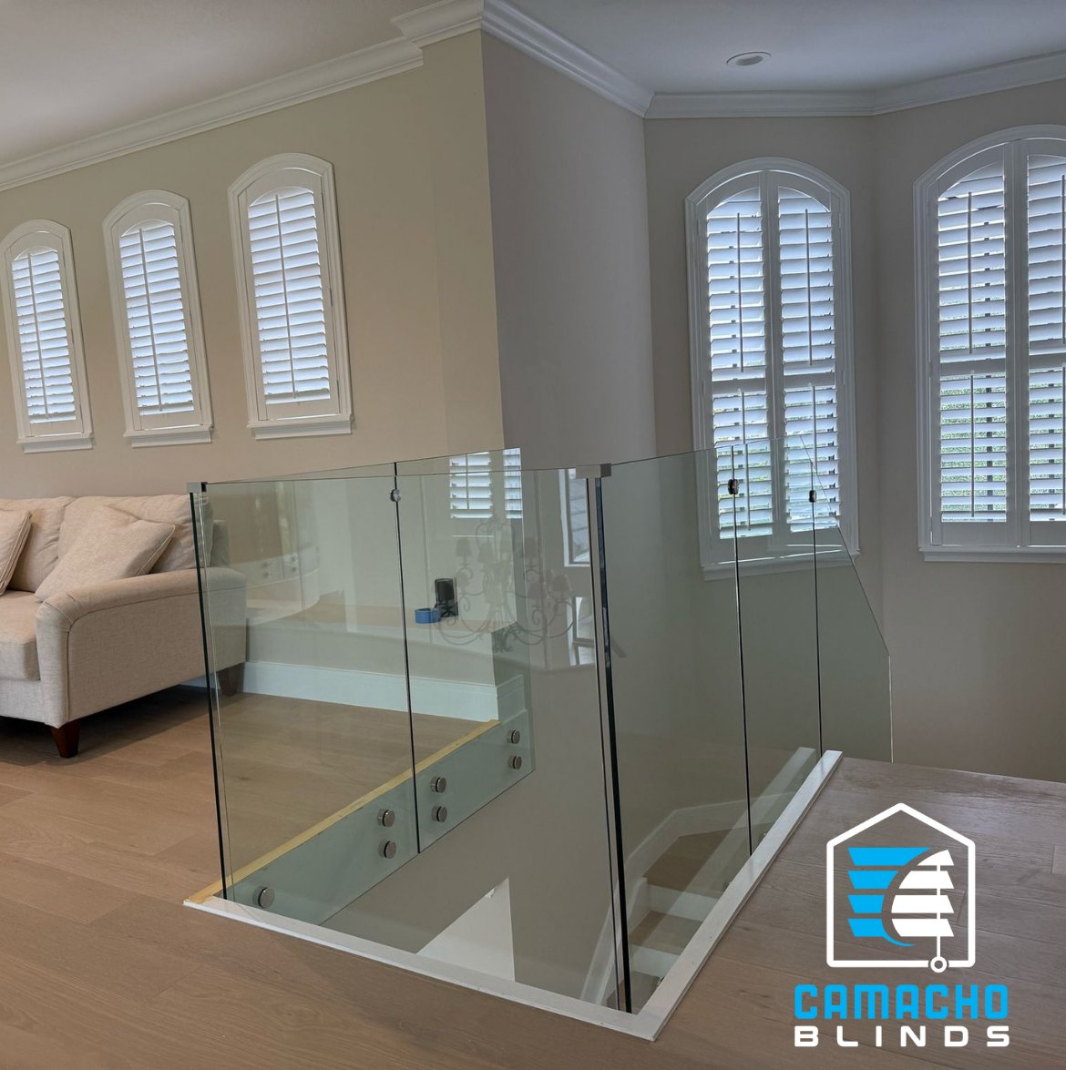 Recent plantation shutters installation by Camacho Blinds 2