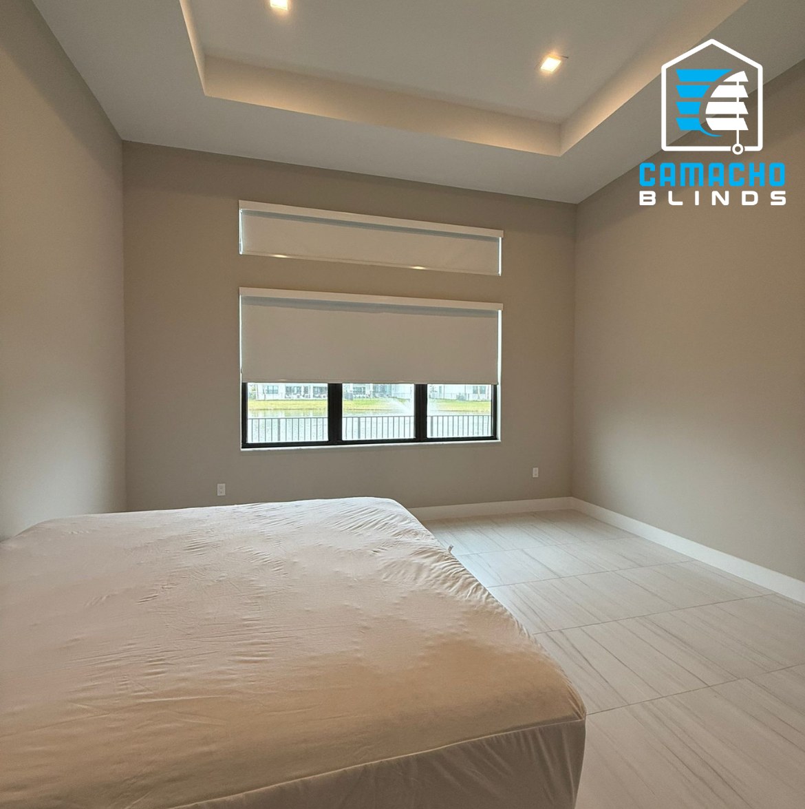 Recent blackout & dual shades installation by Camacho Blinds 7