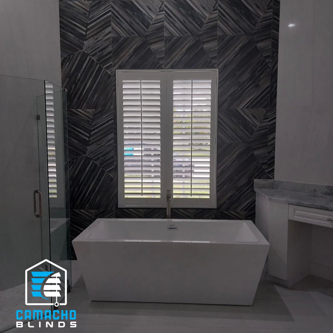 Recent plantation shutters installation by Camacho Blinds 14