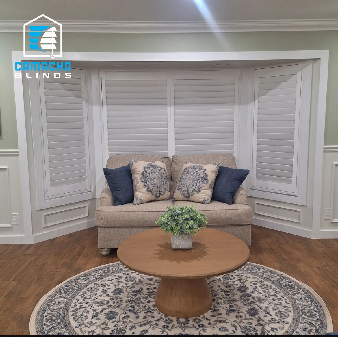 Recent plantation shutters installation by Camacho Blinds 12