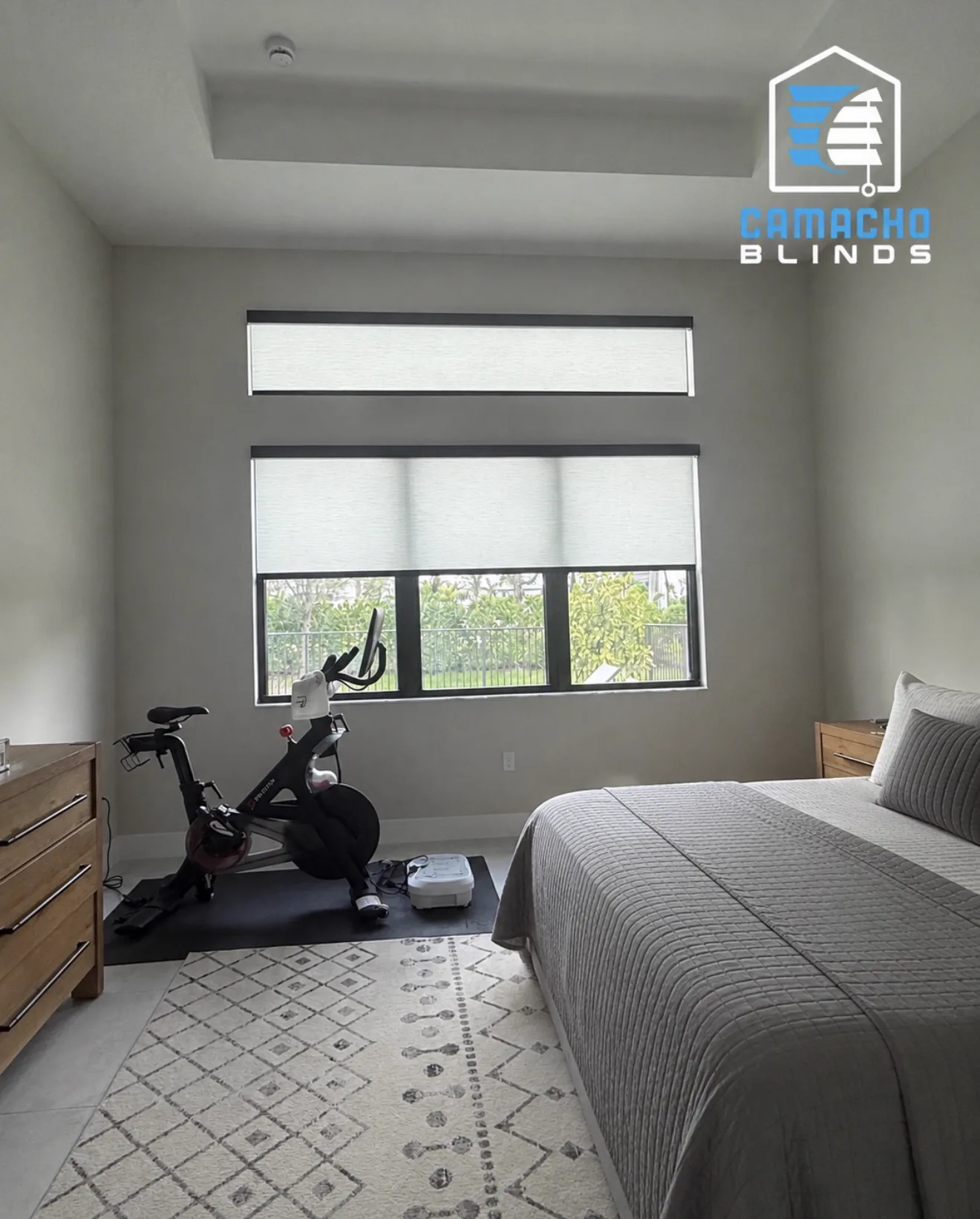 Roller Shades installation by Camacho Blinds, photo 2