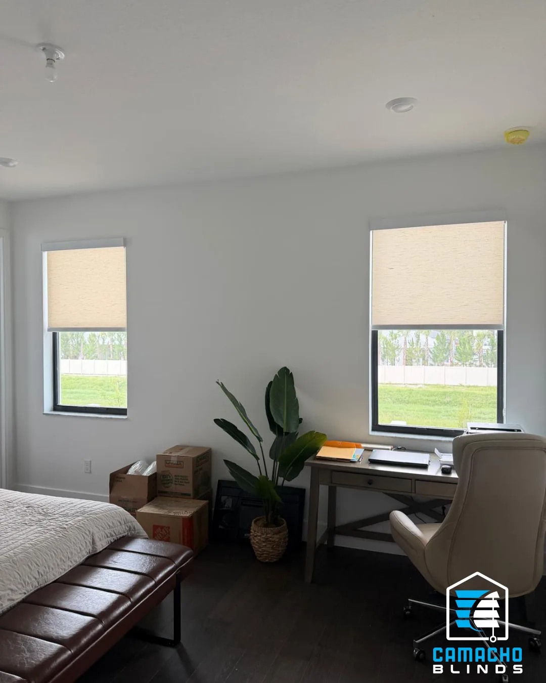 Roller Shades installation by Camacho Blinds, photo 6