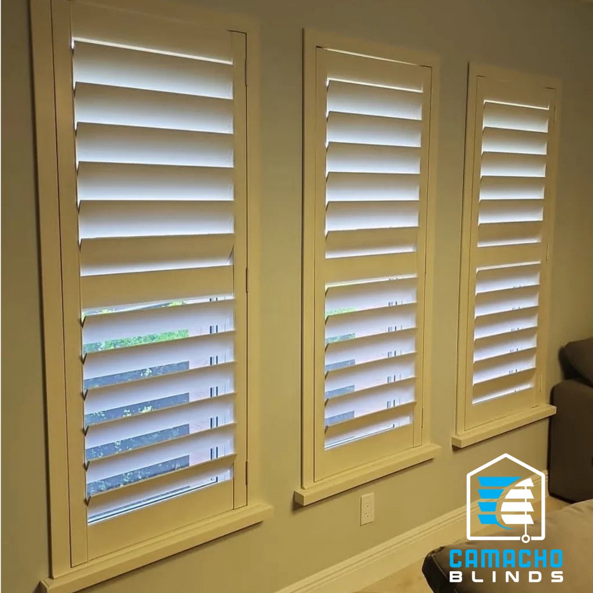 Recent plantation shutters installation by Camacho Blinds 11