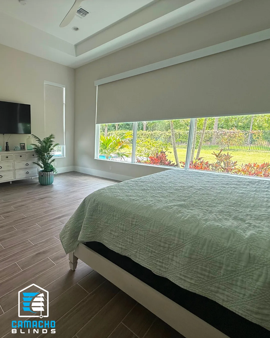 Blackout & Dual Shades installation by Camacho Blinds, photo 1